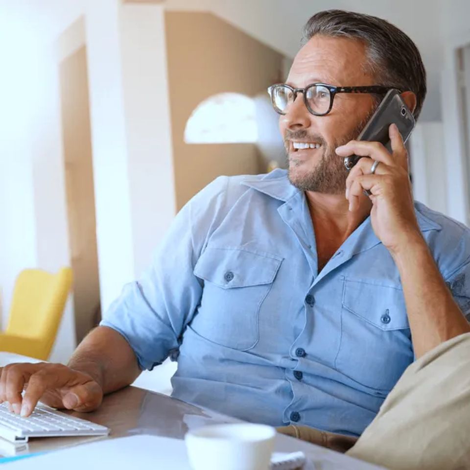 Call a representative and talk over the phone original
