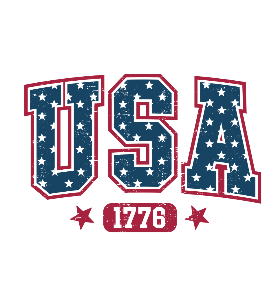 Patriotic   usa 1776 rwb