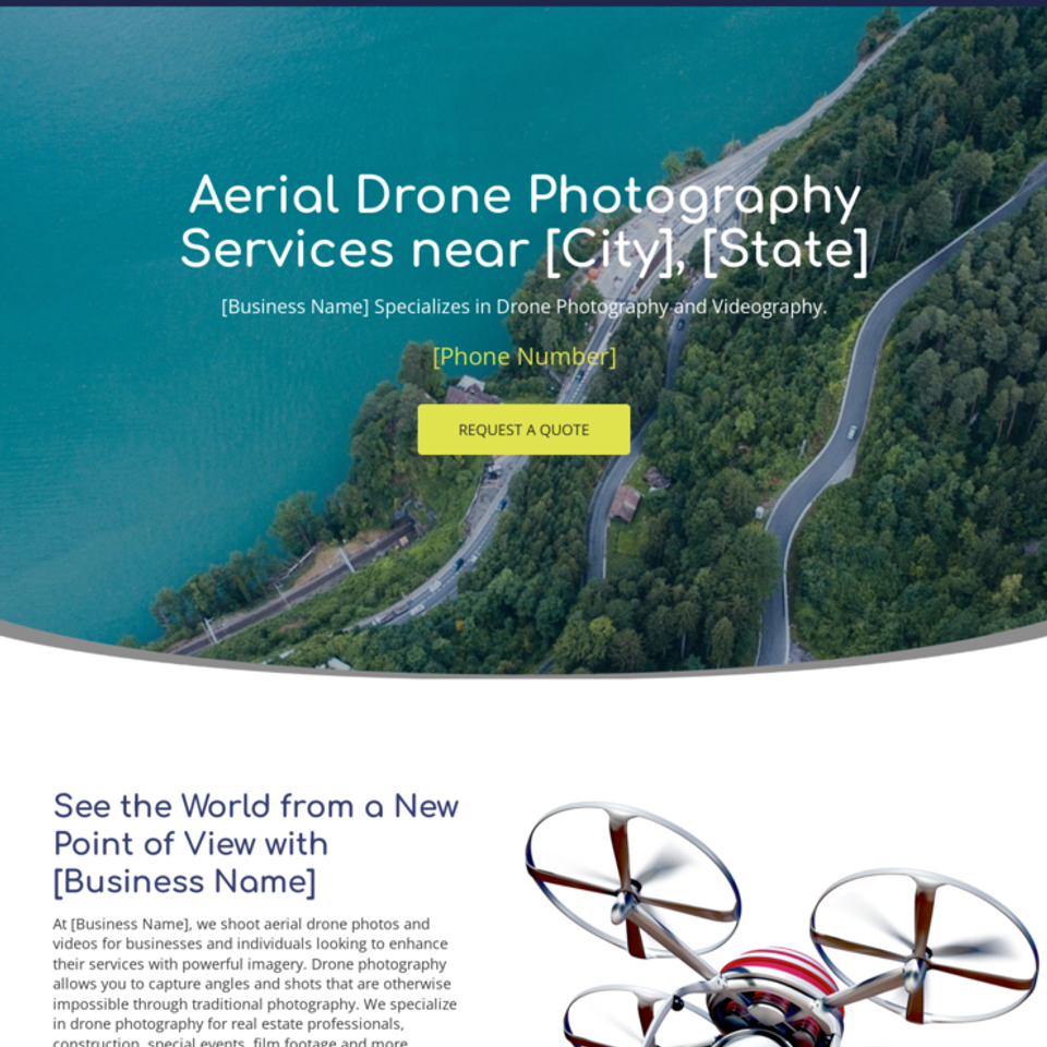 Drone photography