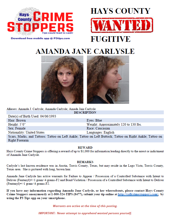 Carlysle wanted poster