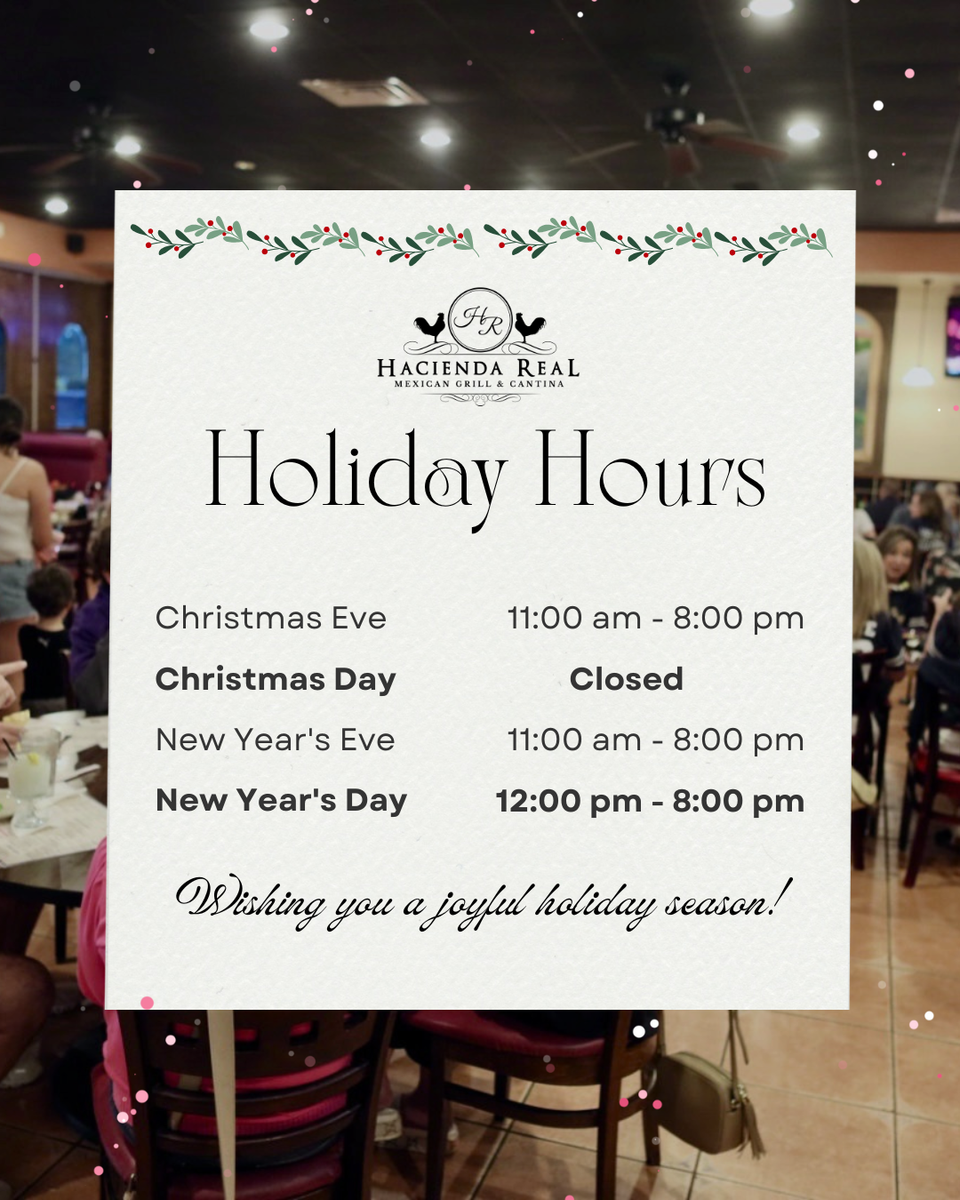 Hrf sm  holiday hours 121825 nc