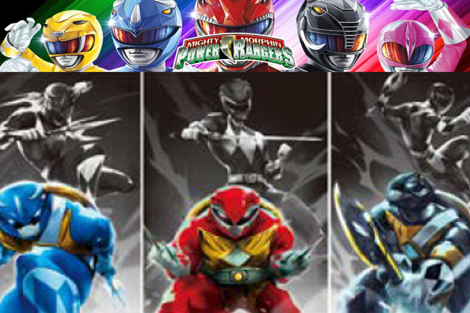 3d poster   power rangers