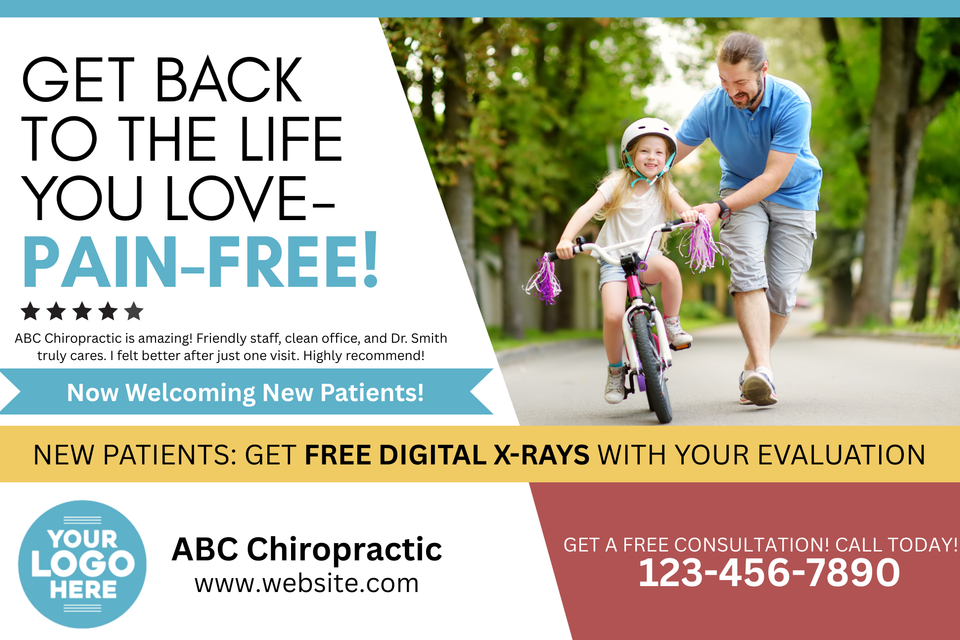 Chiropractor postcards