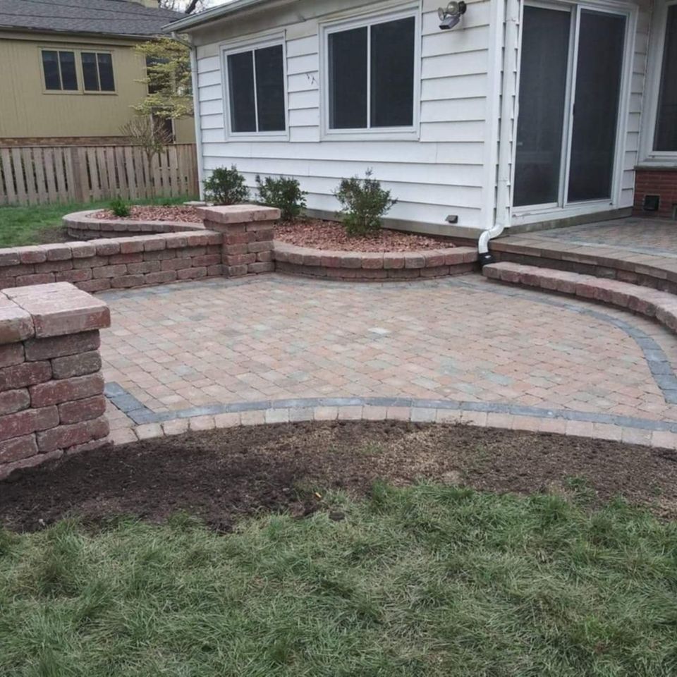 Patios, done by Vic's Landscaping