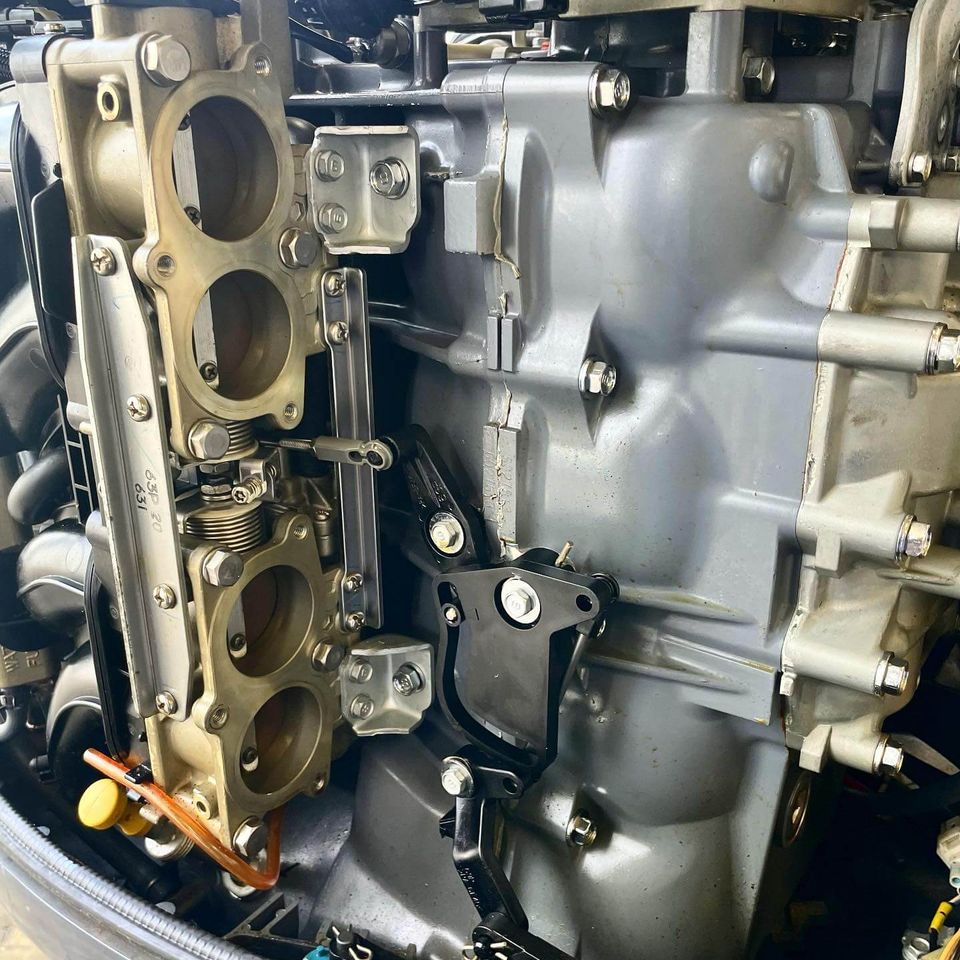 Marine engine being serviced 2