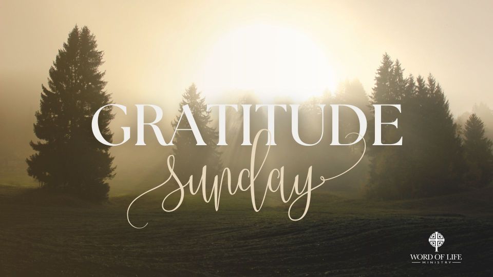 Gratitude sunday