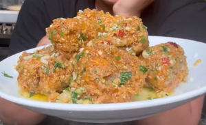 Garlic Parmesan Lions Mane recipe from Fungi Meadows