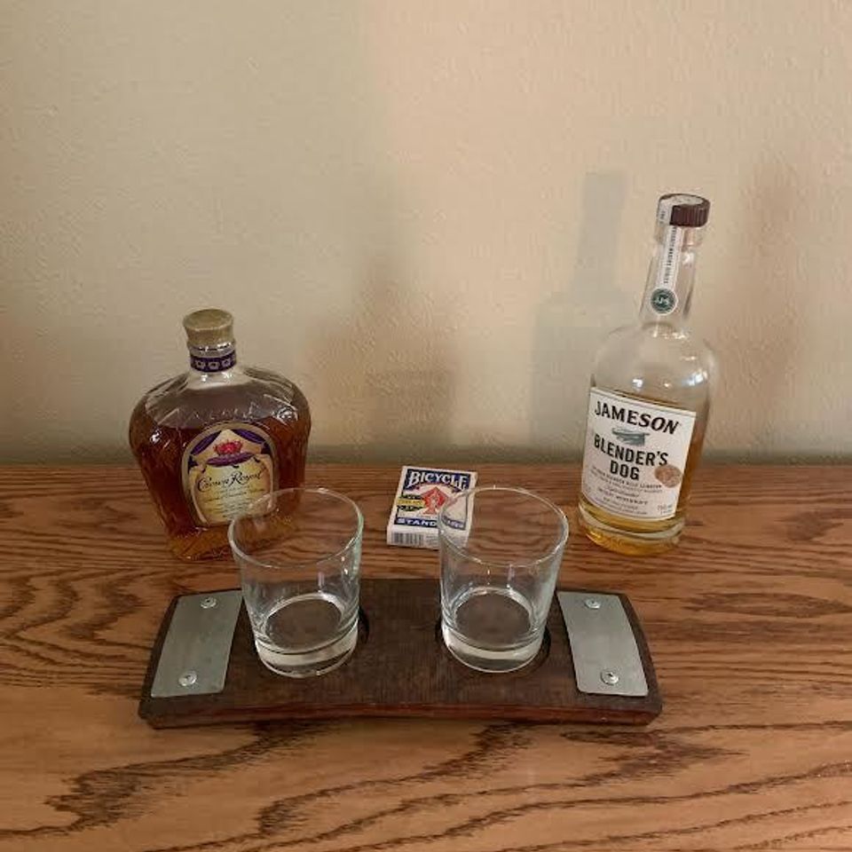 Drink service from a whiskey barrel in boise idaho