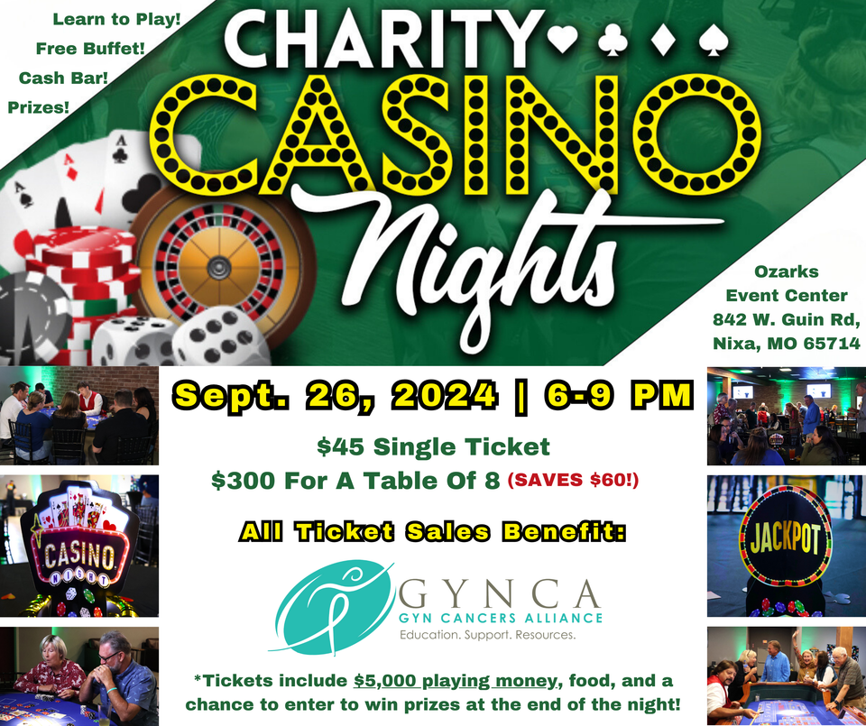 2024 charity casino night event flyer (facebook post)