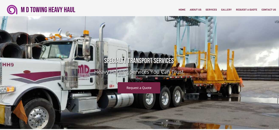 Screenshot 2021 04 19 md towing heavy haul heavy haul trucking vehicle towing