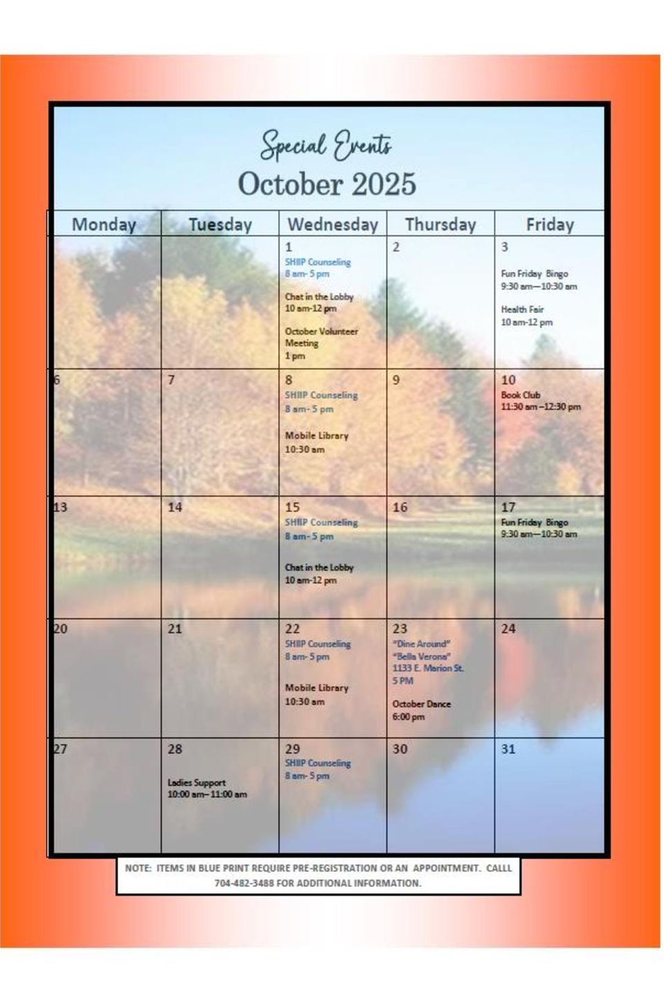 Poster special activities october 2025 page 001