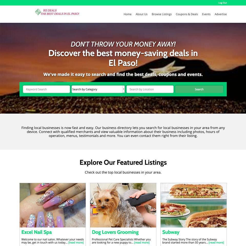 El paso directory