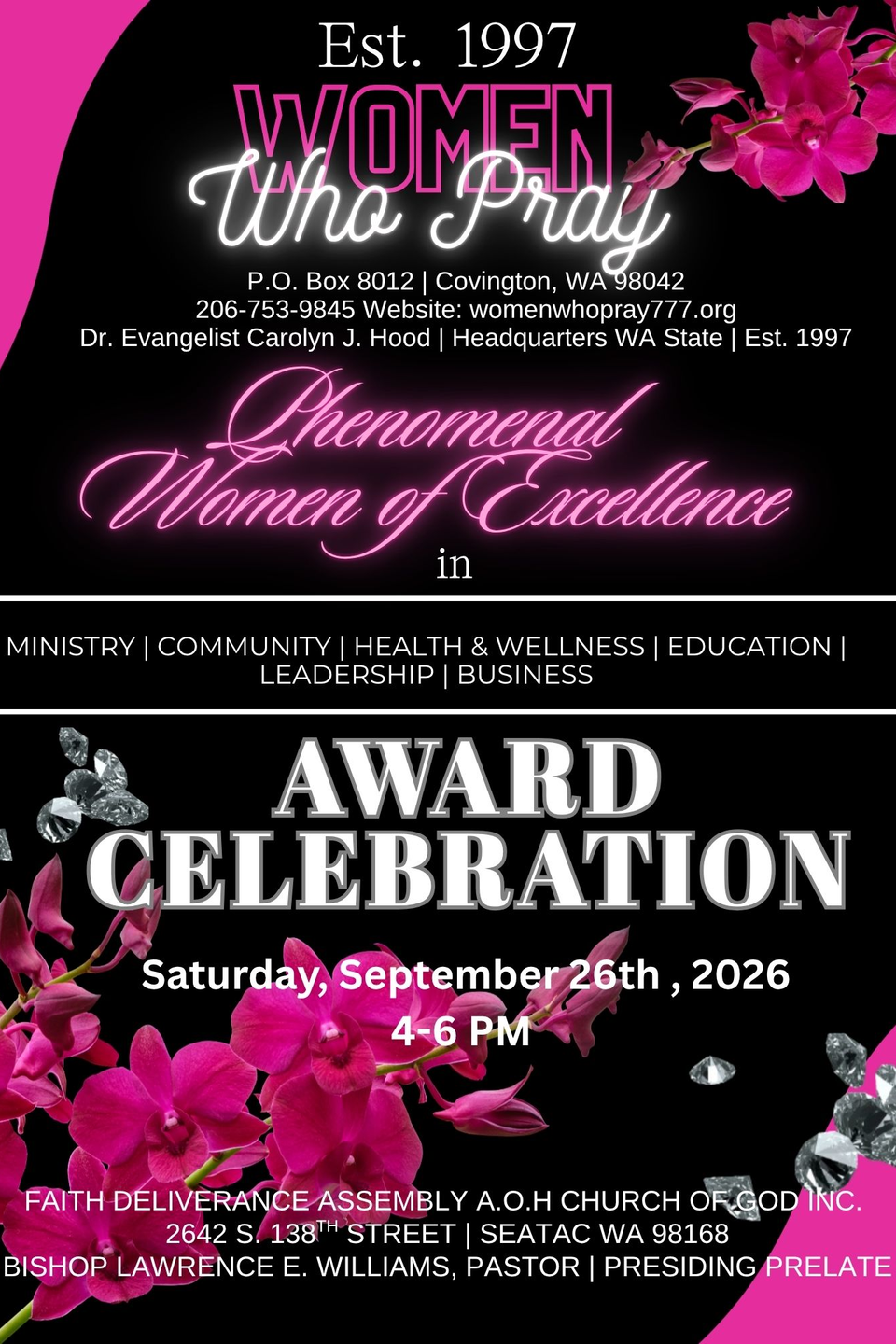 Evangelist hood conference flyer for website 2026