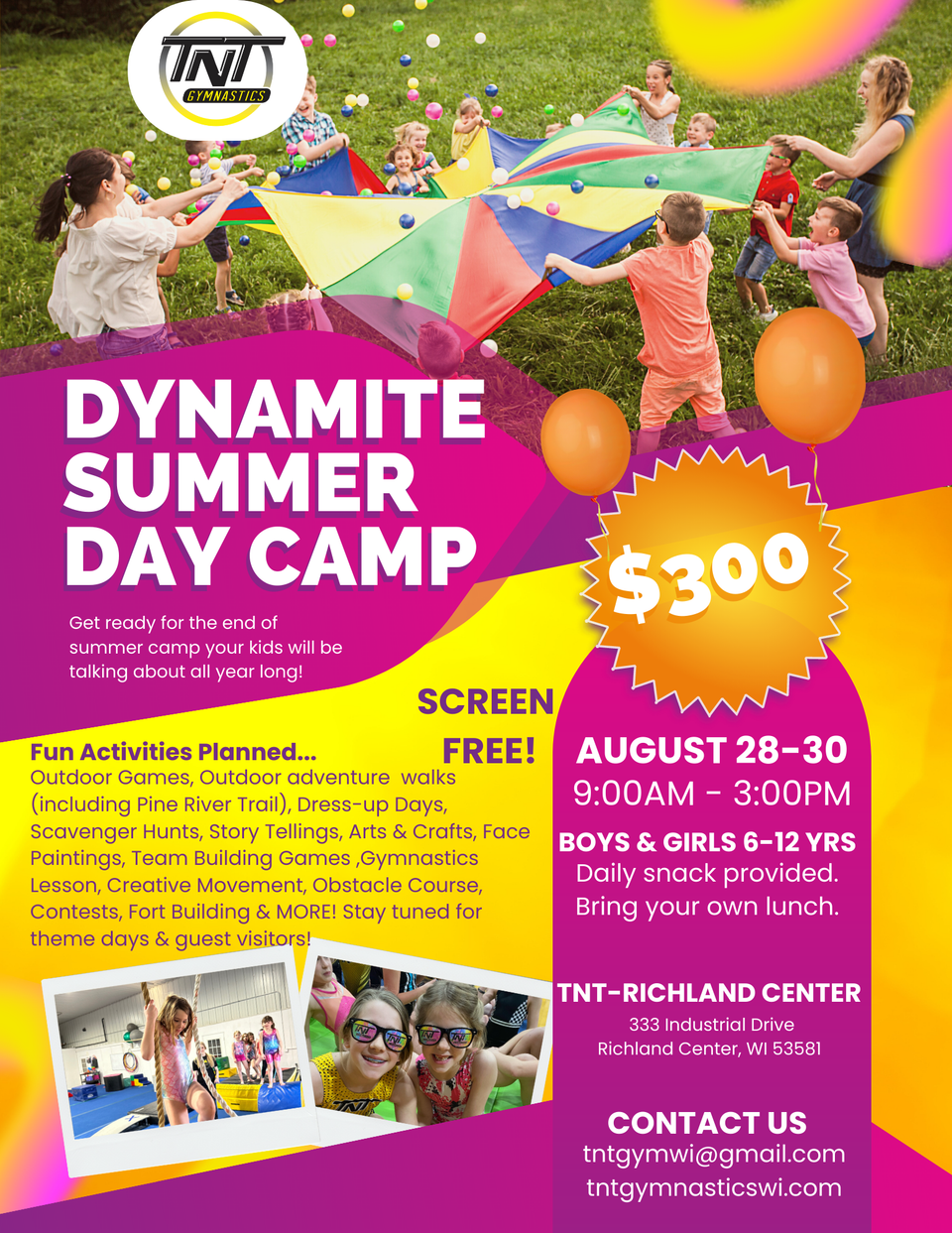 Dynamite day camp