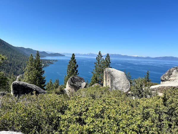 View of Tahoe from Monkey Rock 
