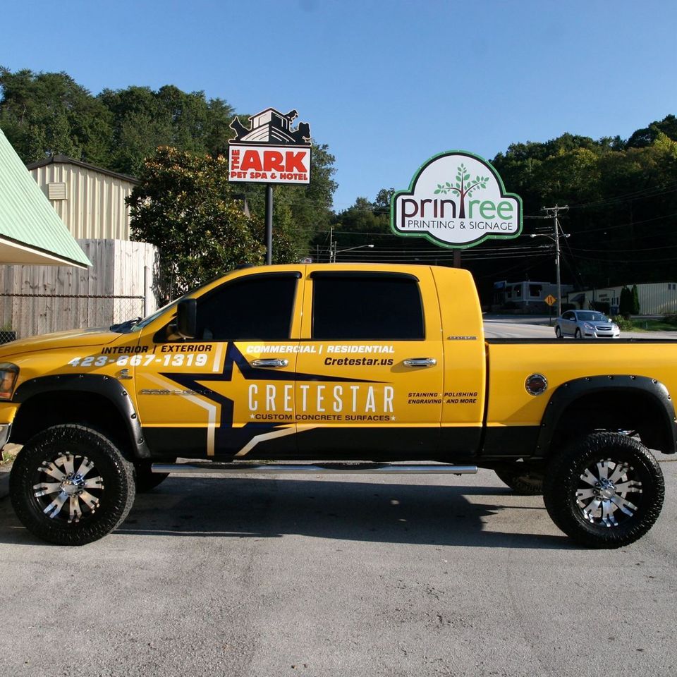 Cretestar truck wrap 