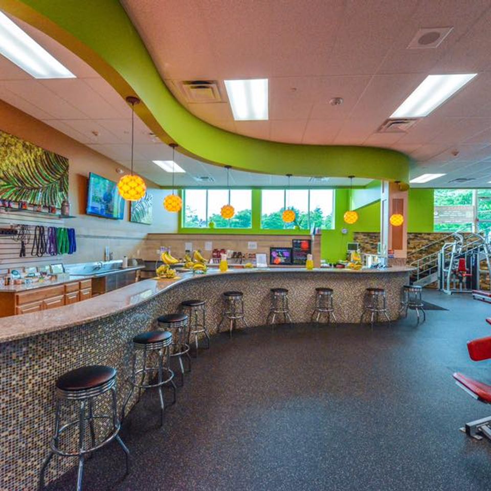 The smoothie bar at Maximus Gym in Riverhead