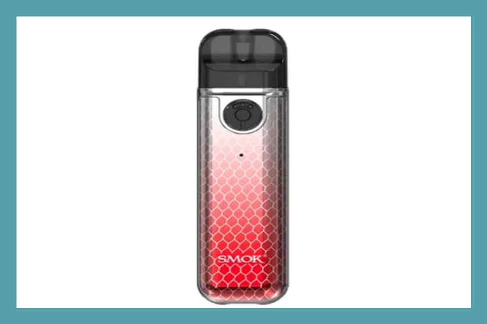 Smok Novo 2x Silver Red Cobra Pod System Kit