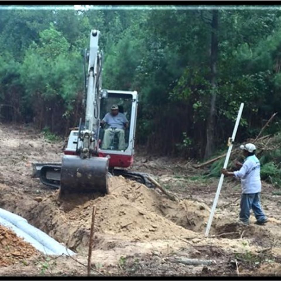 excavating • hauling general • grading • backhoe service •