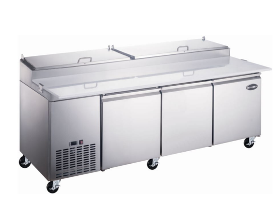 Commercial Restaurant Refrigerated Prep Table Cooler Freezer Refrigerator Pizza Prep Table Sandwich Prep Table Salad Prep Table Mega Top Prep Table 