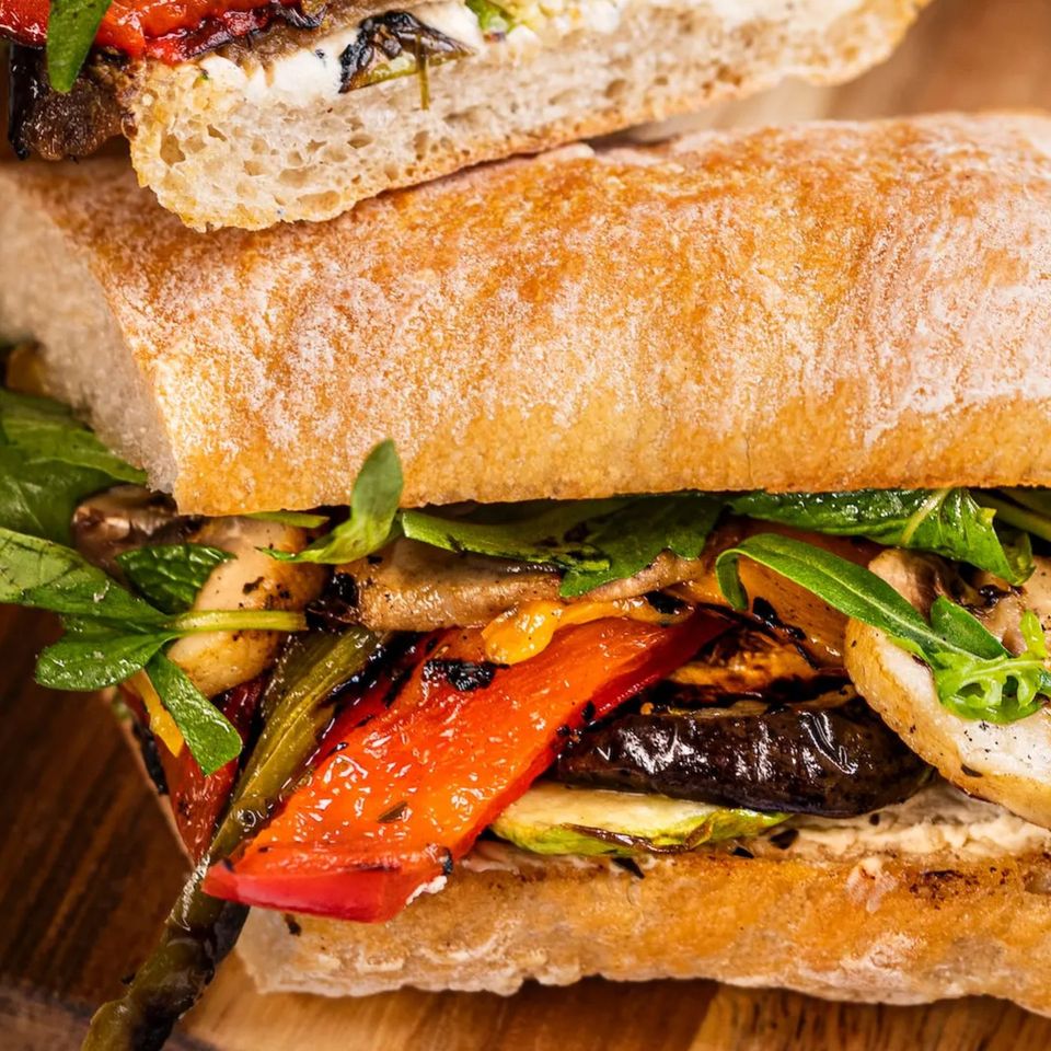 grilled vegetables hero