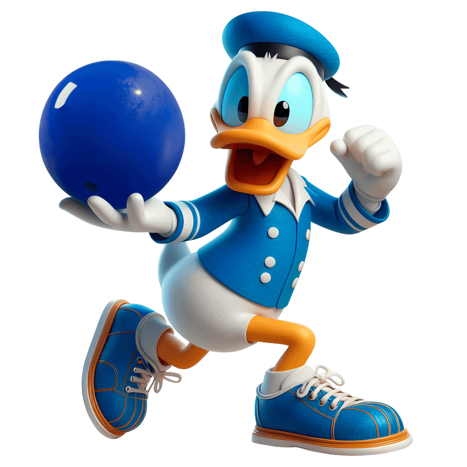 Bowling   disney donald duck 12 4