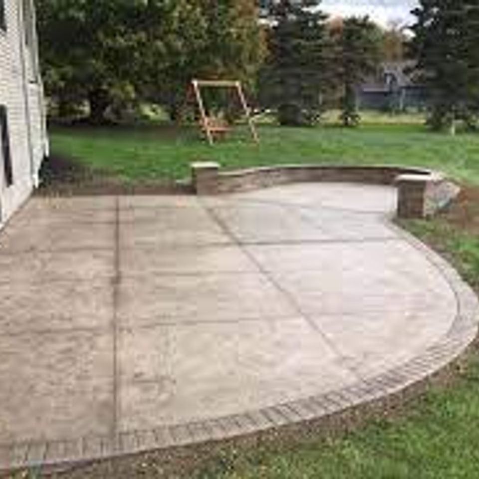 Concrete patio company Appleton Wisconsin