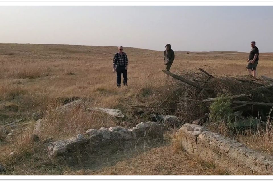 Ger with bennie and anna's homestead