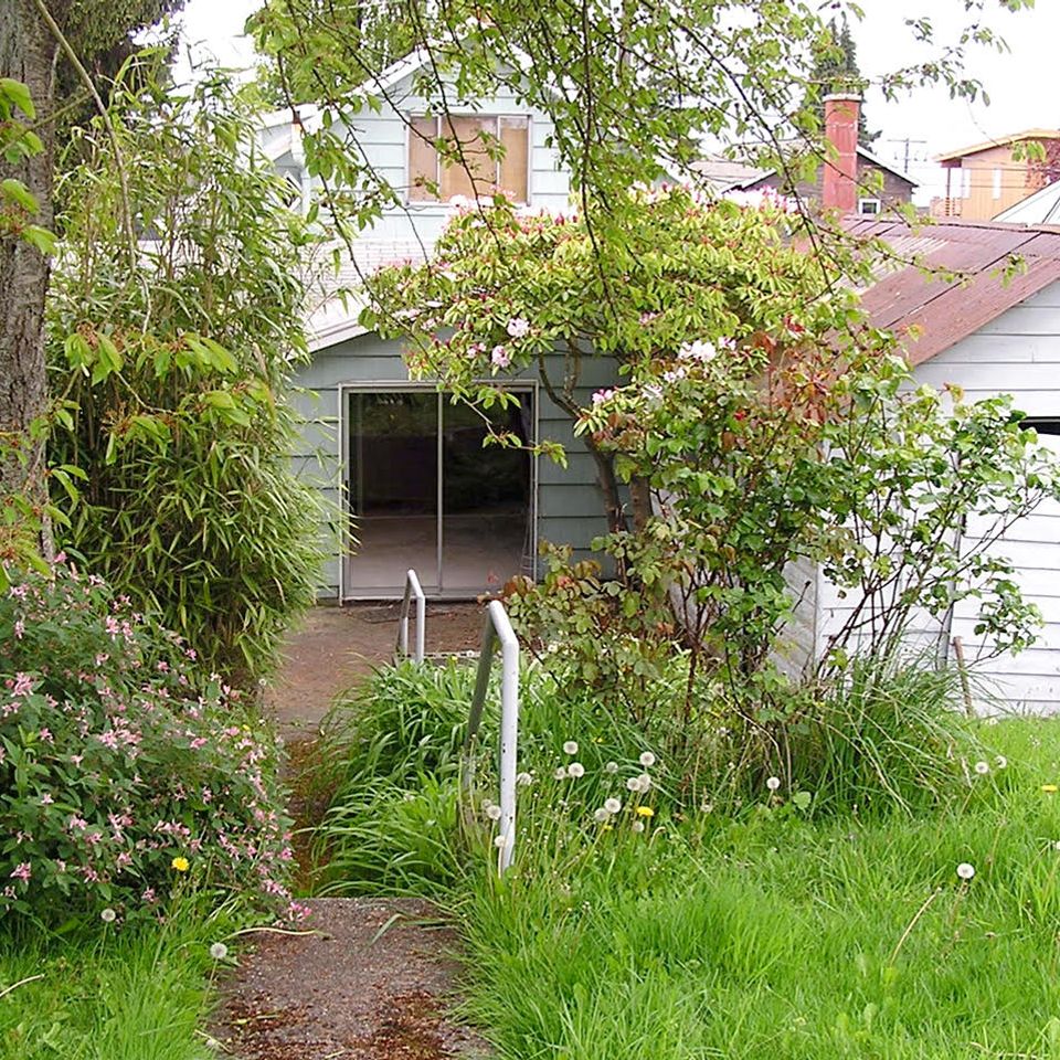 Walkway before
