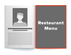 Restaurantmenu