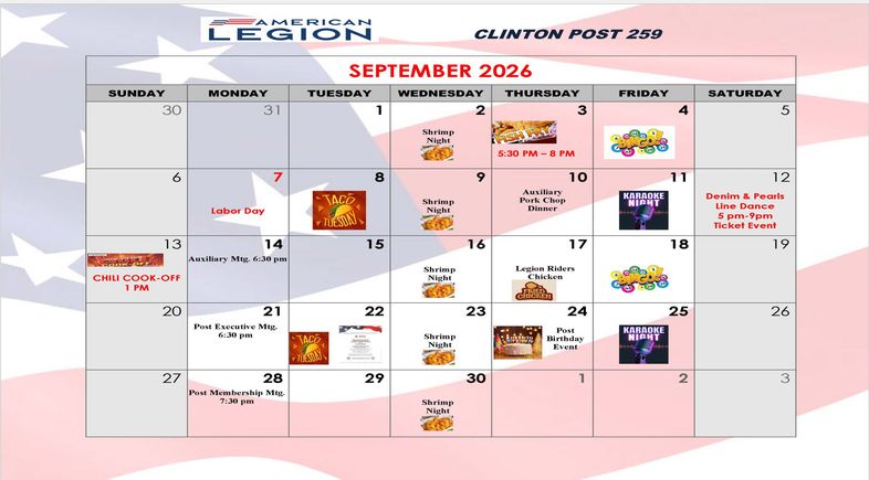 September calendar