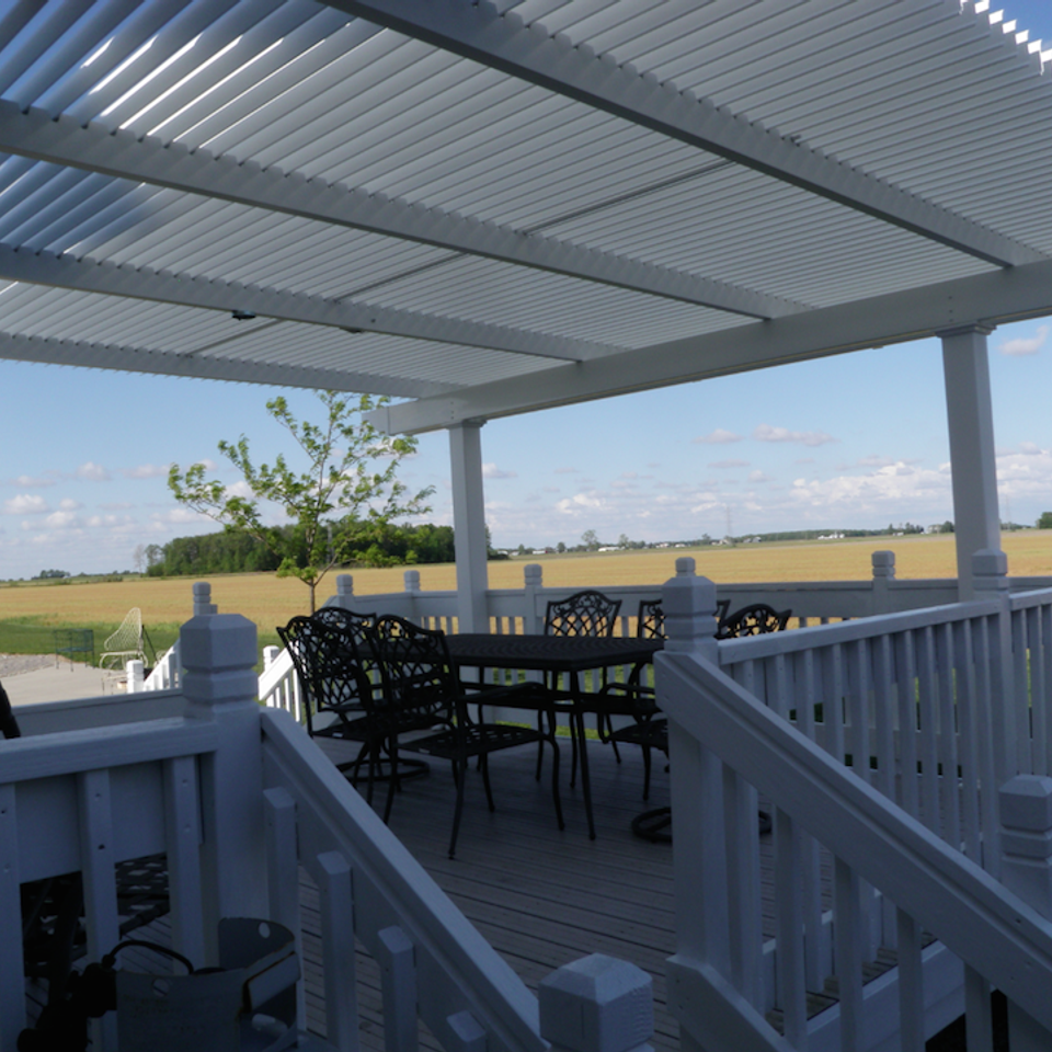 Midland vinyl fence   deck company   tulsa and coweta  oklahoma   vinyl metal wood fence sales and installation   outdoor living  roofing   white vinyl roofing over covered back deck with railing20170611 21236 rngi4p
