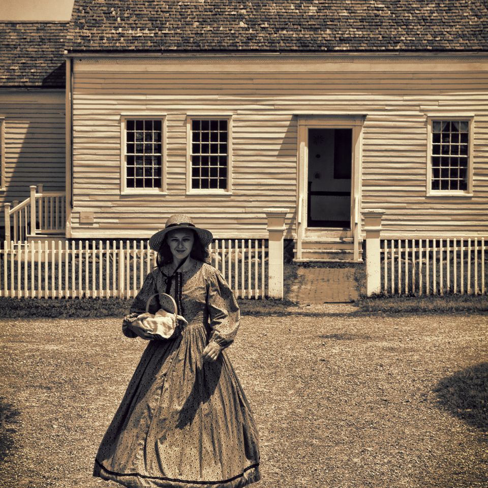 Genesee woman sepia