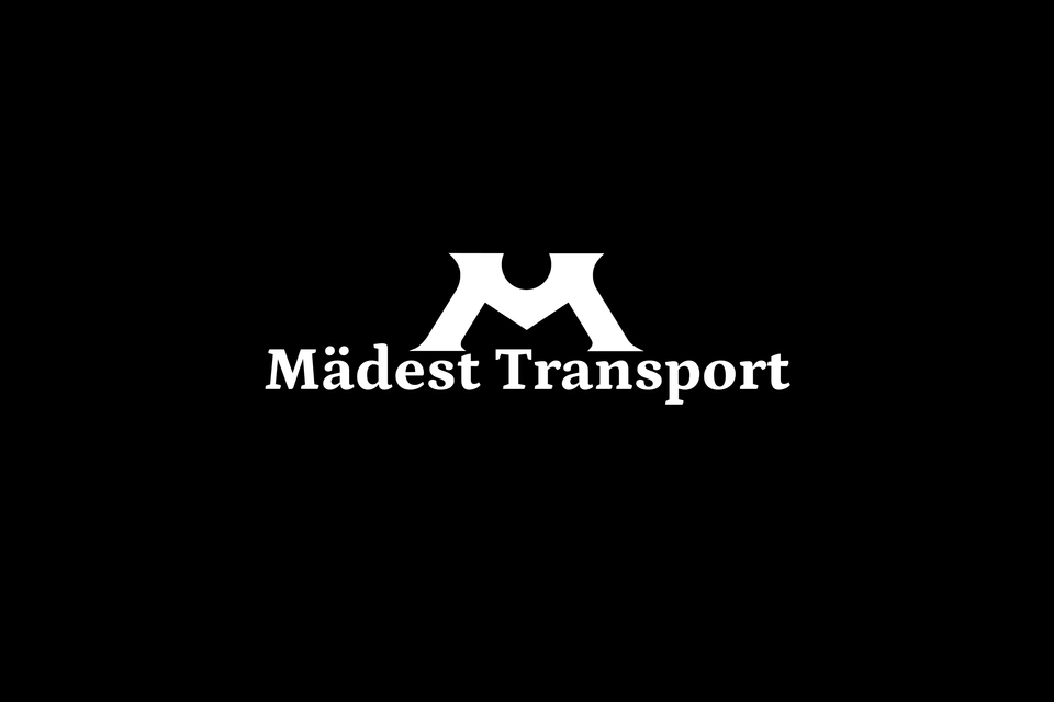 Mädest transport logo 3.0 white
