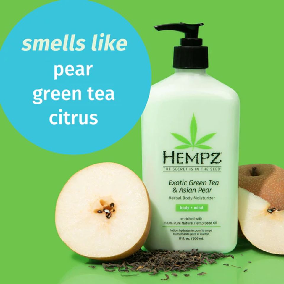 Exotic green tea   asian pear