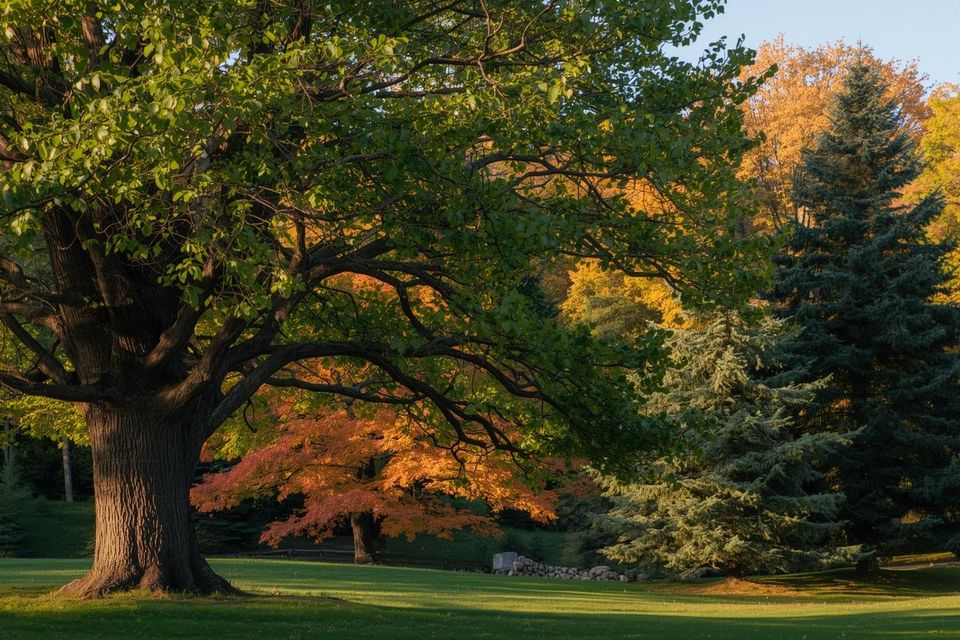 Living in simsbury  ct means enjoying beauty of mature oaks  maples  and evergreens (1)