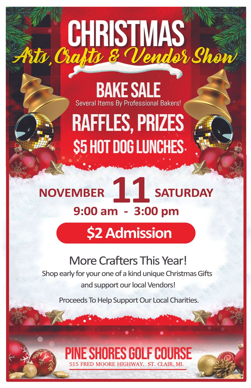 Christmas arts crafts vendor show copy