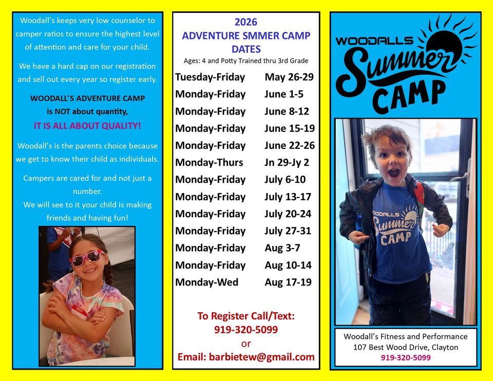 2026 summer adventure camp outside brochure