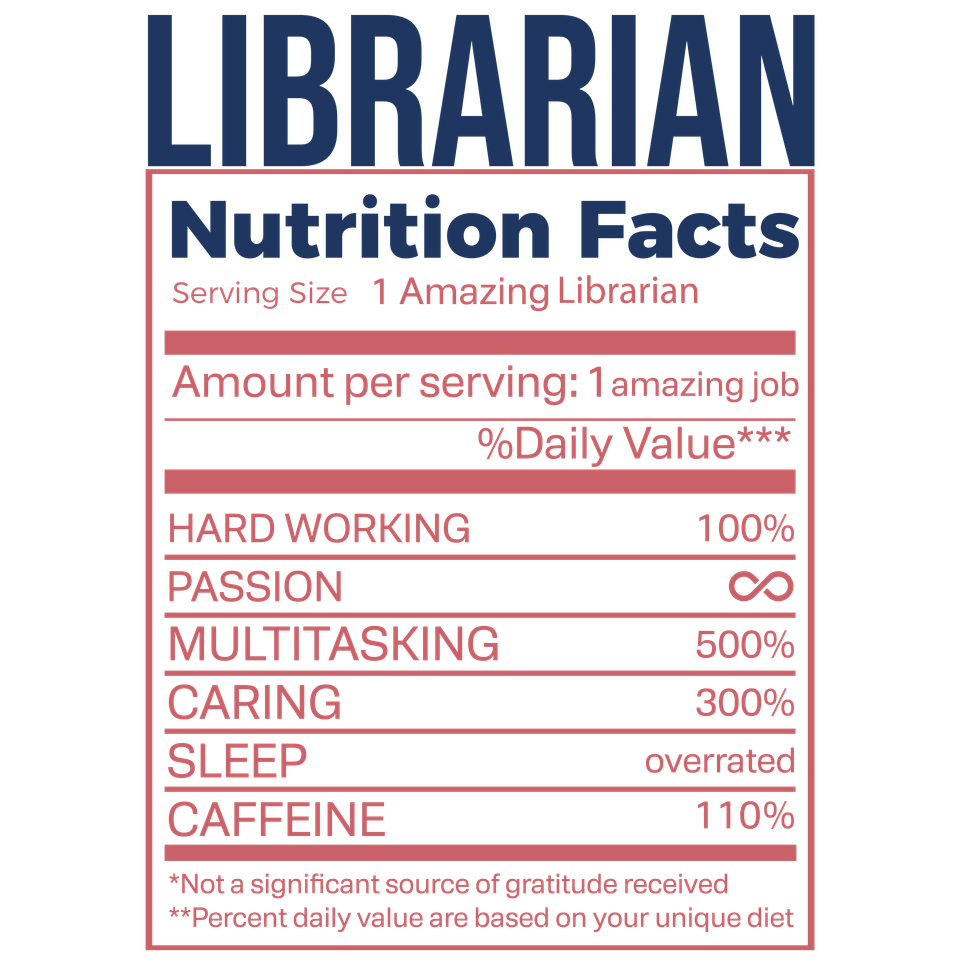 School   librarian nutrition facts