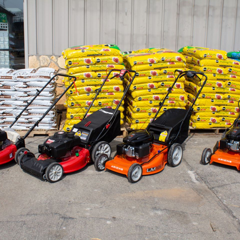 Push lawnmowers
