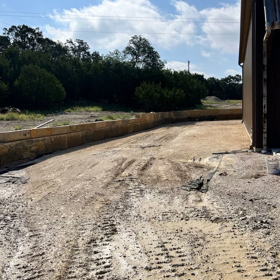 Retaining wall 9