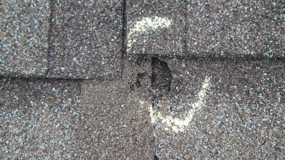 Filing claims for roof hail damage