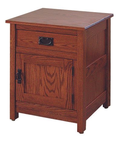 Cwf 320 1 drawer 2 door country mission  nightstand