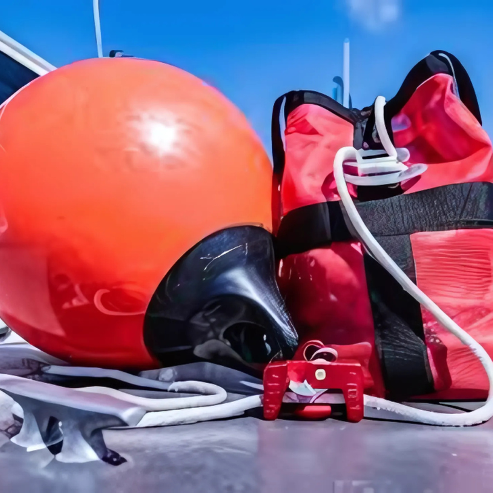 Fish fighter® anchor buoy for 31 to 40 lb. anchors includes swiveling eye bolt   18in