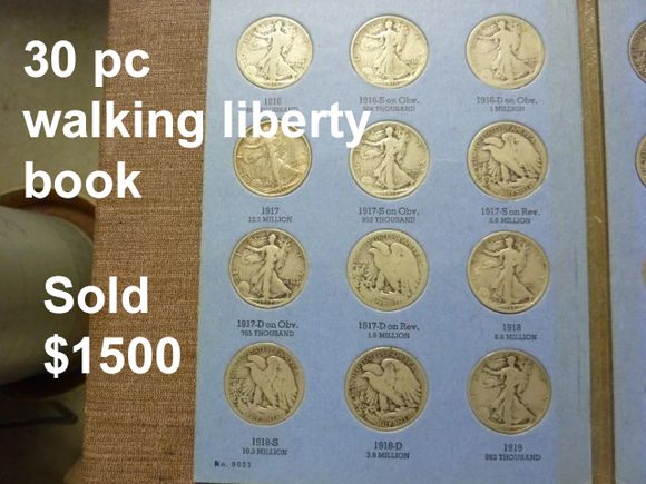 Walkingliberty book 50.00pc