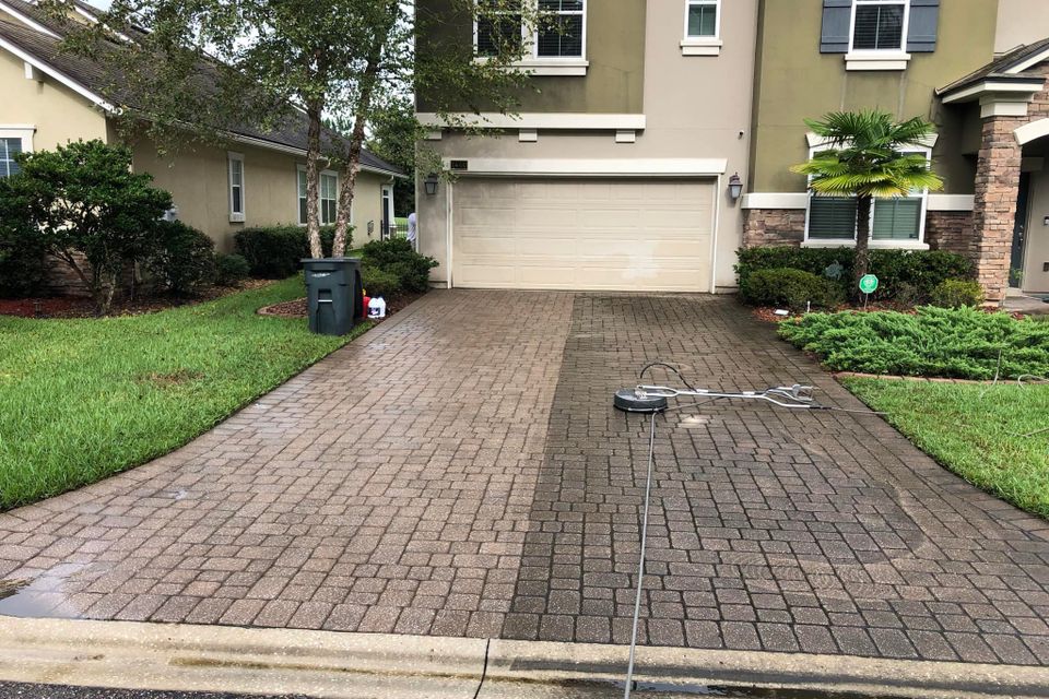 Prestige brick pressure washing
