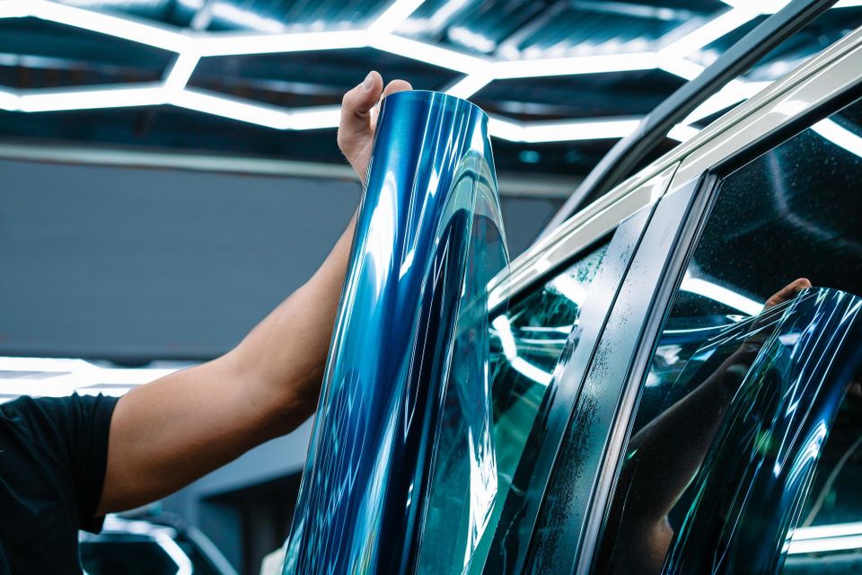 Automotive tint installation