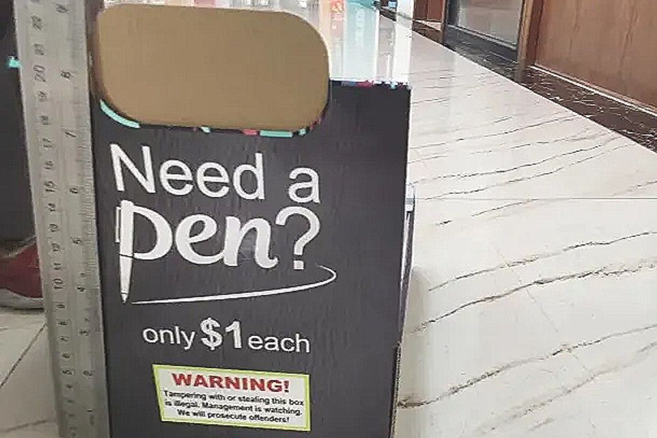Here are Pen vending honor box measurements. Placed in a small business This is a low-cost vending start-up, offering an easy vending startup