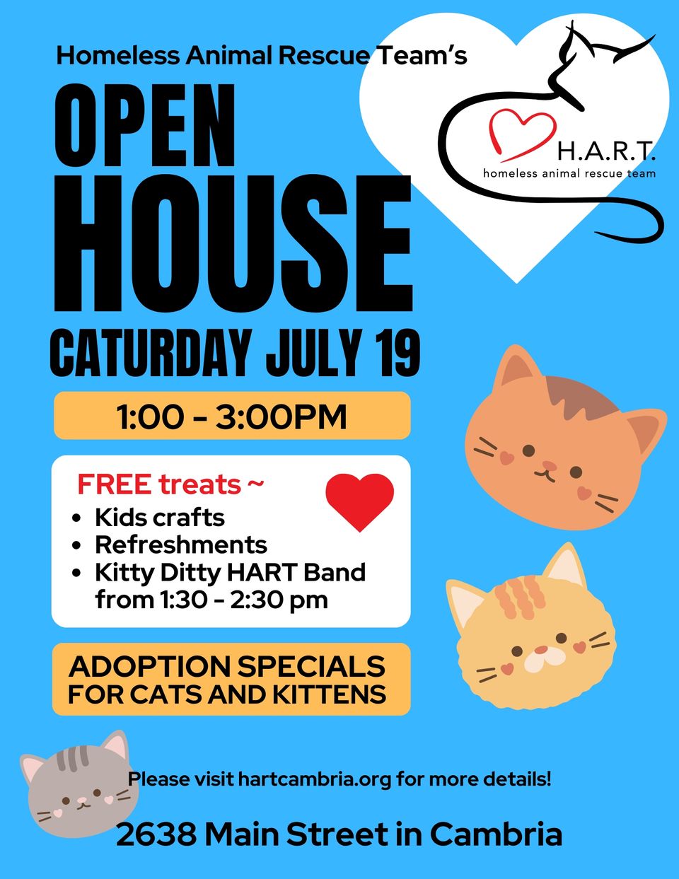 Open house flyer