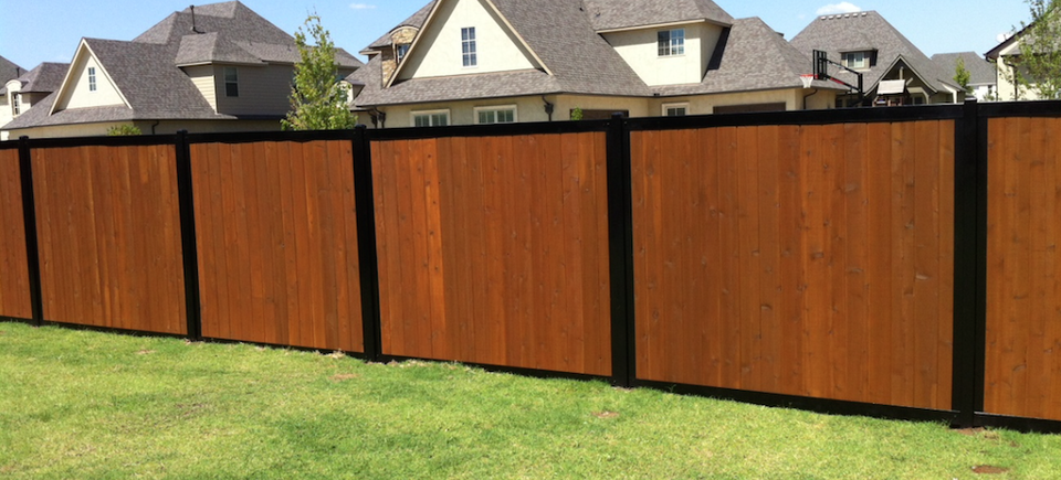 Midland vinyl fence   deck company   tulsa and coweta  oklahoma   vinyl metal wood fence sales and installation   privacy   steel reinforced wood privacy fence  tall20170609 24965 66xxi